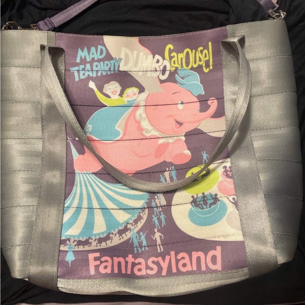 Harveys Disneyland 60th Poster Tote Dumbo Fantasyland